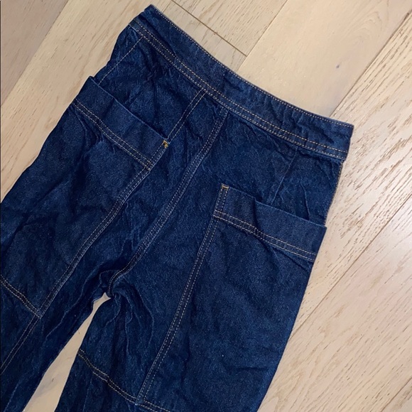 ASOS WHITE wide leg jeans with stitch detail - Picture 7 of 7